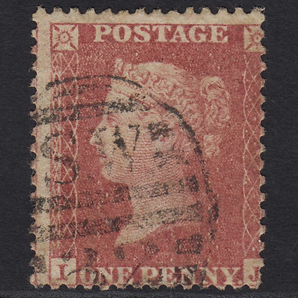 GB QV 1857 1d Rose-red SG40-C10(1) IJ GU London D&S SW32