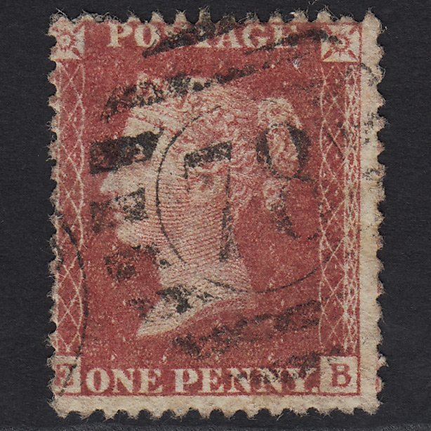 GB QV 1857 1d Rose-red (Plate 57) SG40-C10(1) EB GU London D&S 78