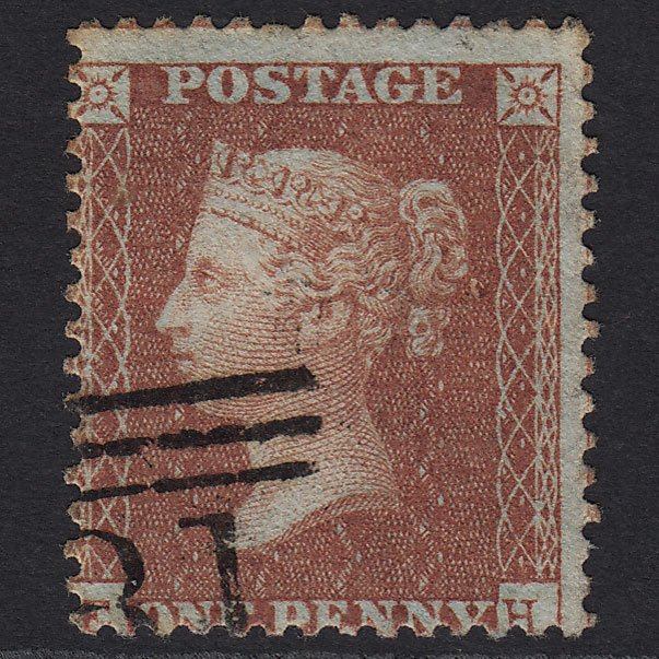GB QV 1855 1d Red-brown (Plate 1) SG24-C3(1) EH GU Light Scots Cancel