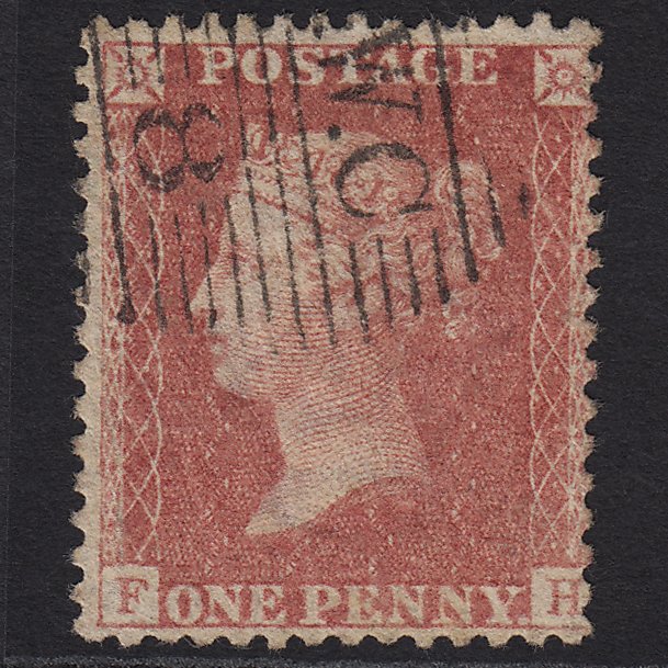 GB QV 1857 1d Rose-red (Plate 48) SG40-C10(1) FH GU London D&S WC8