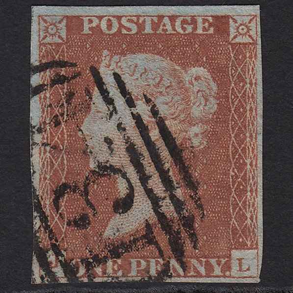 GB QV 1841 1d Red-brown (Plate 39) SG8-B1(1) JL FU Bristol 134 4 Margins