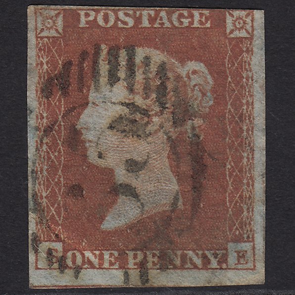 GB QV 1841 1d (Plate 105) SG8-B1(1) SE GU nr 4M London D&S Inverted S