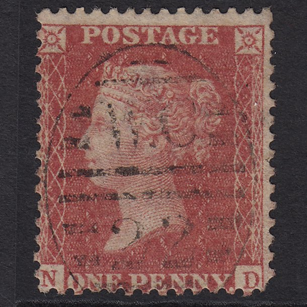 GB QV 1857 1d Rose-red (Plate 44) SG40-C10(1) NC GU London D&S WC22