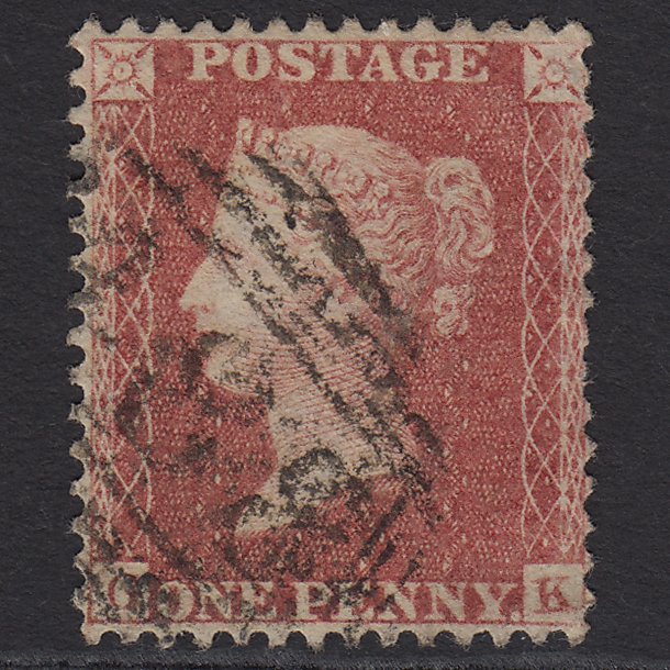 GB QV 1857 1d (Plate 43) SG40-C10(1) GK GU Missing Imprimatur Lynn 488