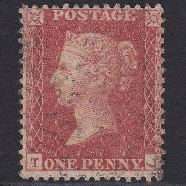 GB QV 1857 1d Rose-red (Plate 59) SG40-C10(1) TJ FU Light Cancel