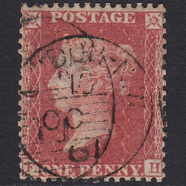 GB QV 1857 1d Rose-red (Plate 44) SG40-C10(1) FH GU CDS Cancel
