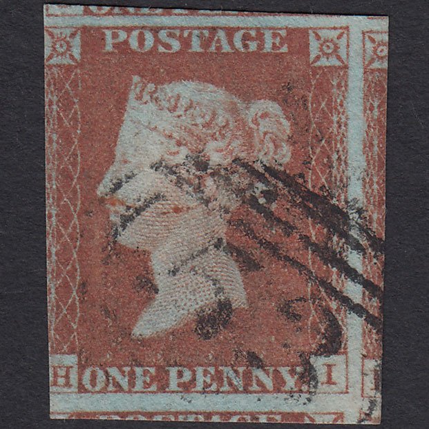 GB QV 1841 1d Red-brown (Plate 68) SG8-B1(1) HI FU 3 Margins Bath 53