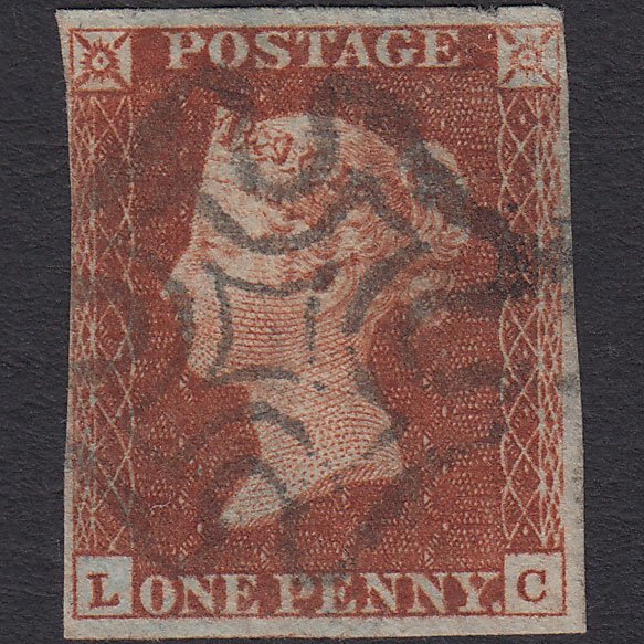 GB QV 1841 1d Red-brown Penny Black (Plate 11) SG7-A2 GU nr 4M Blue-black MX