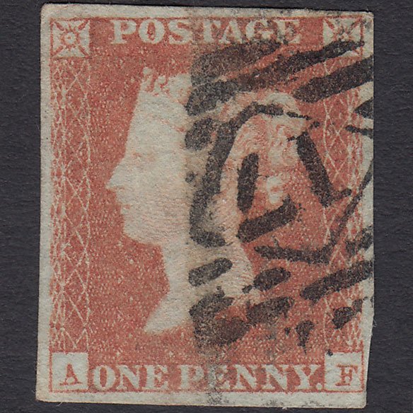 GB QV 1841 1d (Plate 94) SG8-B1(1) AF FU Missing Imprimatur London IS 17