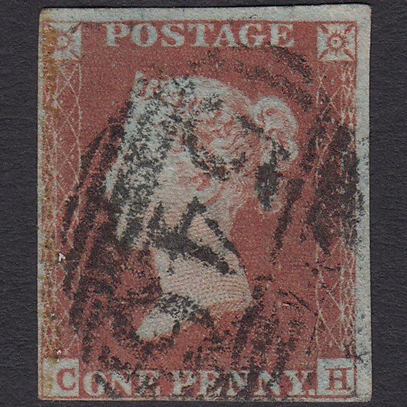 GB QV 1841 1d (Plate 87) SG8-B1(1) CH PU 4M Newcastle-under-lyme 546