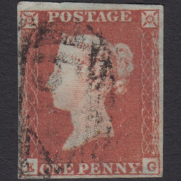 GB QV 1841 1d Red-brown (Plate 94) SG8-B1(1) EG GU Market Rasen 512