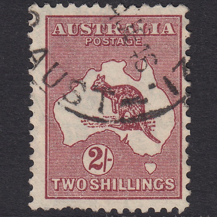 AUSTRALIA 1935 2sh Maroon Kangaroo SG134 GU Light CDS