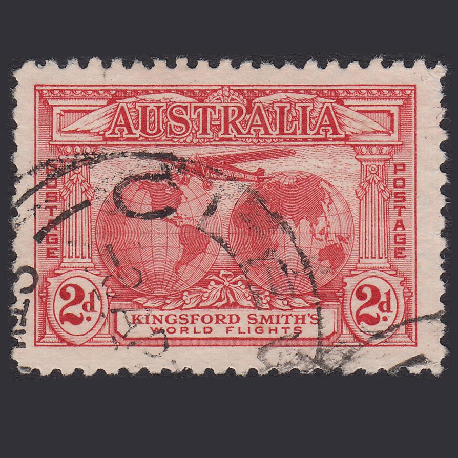 AUSTRALIA 1931 2d Rose-Red Kingsford Smith's Flights SG121 GU CDS