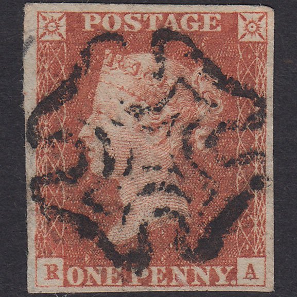 GB QV 1841 1d Plate 31 SG8-B1(1) RA GU 4M Full MX P to R Conversion