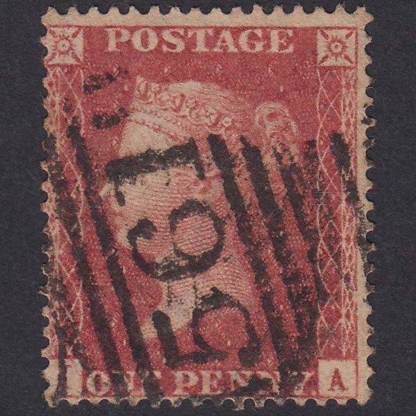 GB QV 1857 1d Rose-Red Plate 59 SG36-C11 IA FU Newport 561