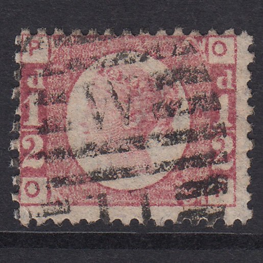 GB QV 1870 1/2d Rose Plate 3 SG49-G4 OP FU London D&S W11