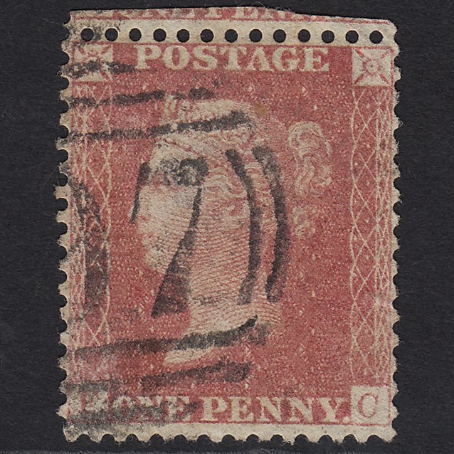 GB QV 1857 1d Rose-red (Plate 48) SG40-C10(1) FC GU