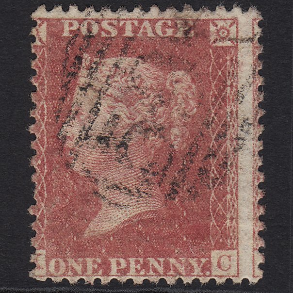GB QV 1857 1d Rose-red (Plate 62) SG40-C10(1) KC GU