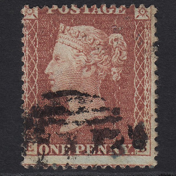 GB QV 1856 1d Red-brown (Plate 30) SG29-C8(1) EB FU
