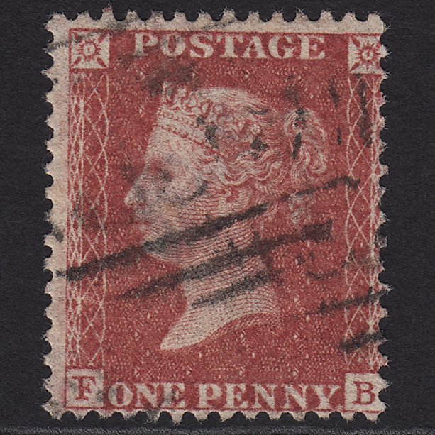 GB QV 1857 1d Rose-red (Plate 60) SG40-C10(1) FB GU
