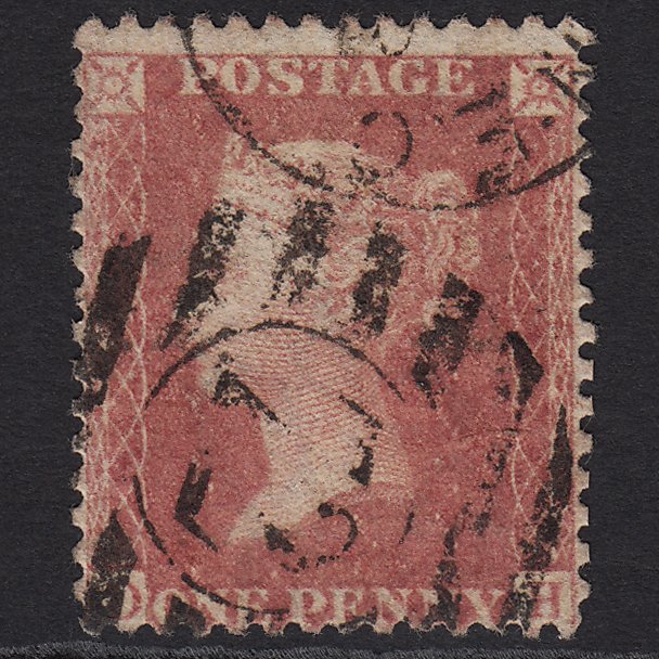GB QV 1857 1d Rose-red (Plate 47) SG40-C10(1) DH GU London D&S 72