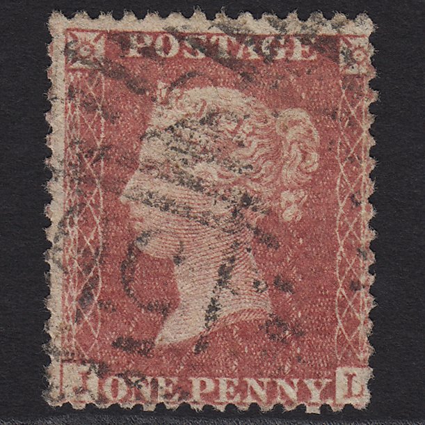 GB QV 1857 1d Rose-red (Plate 57) SG40-C10(1) JL GU Cork 156