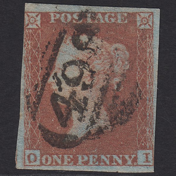 GB QV 1841 1d (Plate 151) SG8-B2(1) Constant Variety OI GU nr 4M Imperf