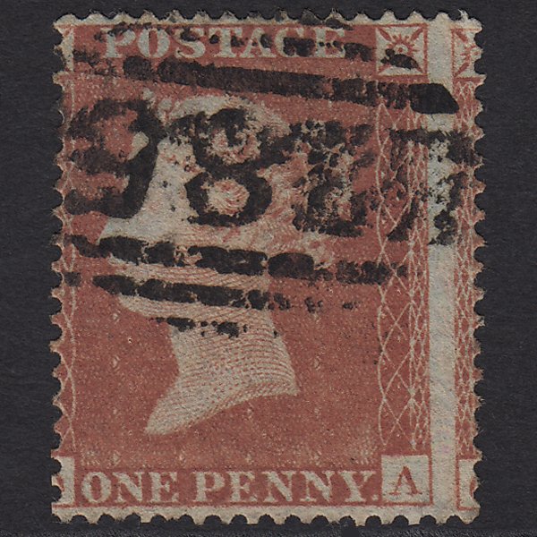 GB QV 1854 1d Red-brown (Plate 155) SG17-C1(1) OA GU
