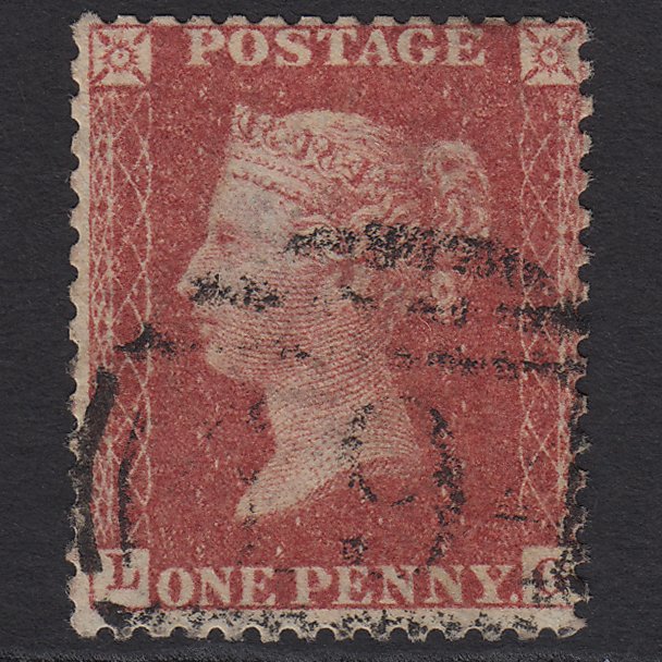 GB QV 1857 1d Rose-red (Plate 34) SG40-C10(1) LG GU Maldon 494