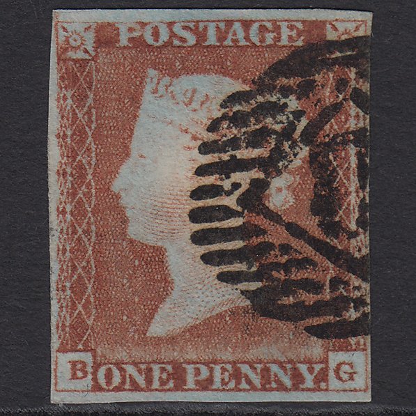 GB QV 1841 1d (Plate 61) SG9-B1(3) BG FU Missing Imprimatur 4M London Is