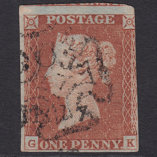 GB QV 1841 1d (Plate 19) SG8-B1(1) Ivory Head GK FU 3m MX & Town Cancel