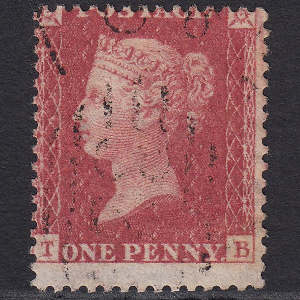GB QV 1857 1d Rose-red (Plate 61) SG40-C10(1) TB FU Mallow 321 Irish Spoon