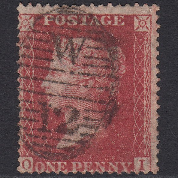GB QV 1857 1d Rose-red (Plate 60) SG36-C11 OI FU London D&S W12