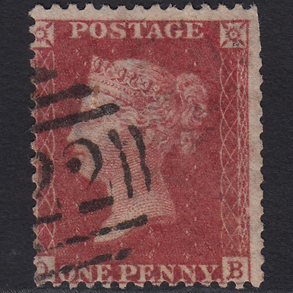 GB QV 1857 1d Rose-red (Plate 48) SG40-C10(1) QB GU