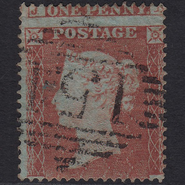 GB QV 1854 1d Red-brown SG17-C1(1) KK GU Collooney 151
