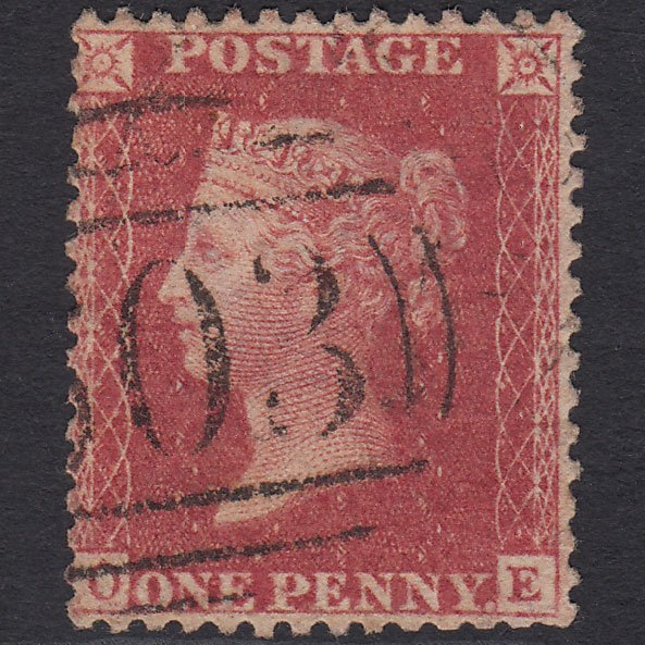 GB QV 1857 1d Rose-red (Plate 48) SG40-C10(1) OE FU Oxford 603
