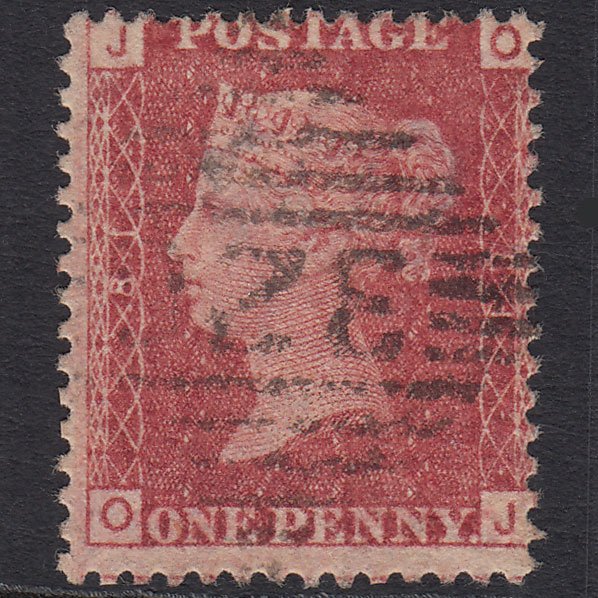 GB QV 1864 1d Lake-red (Plate 81) SG44-G1(2) OJ FU Ireland