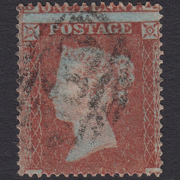 GB QV 1854 1d Red-brown (Plate 197) SG17-C1(1) CK GU Large Misperf