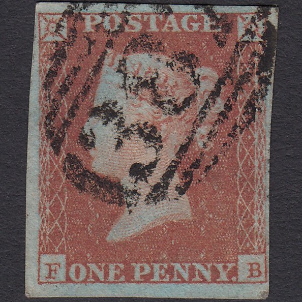 GB QV 1841 1d Red-brown (Plate 94) SG8-B1(1) FB FU 4M Huddersfield 387