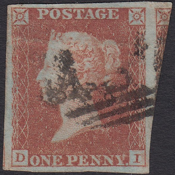 GB QV 1841 1d Red-brown (Plate 98) SG8-B1(1) DI GU 4 Good Margins