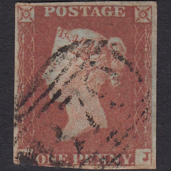 GB QV 1841 1d Red-brown (Plate 81) SG8-B1(1) PJ GU 3 Margins Wigton 879