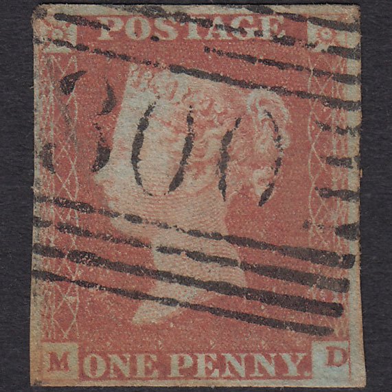 GB QV 1841 1d Red-brown (Plate 80) SG8-B1(1) MD GU 4M ST Andrew's 300