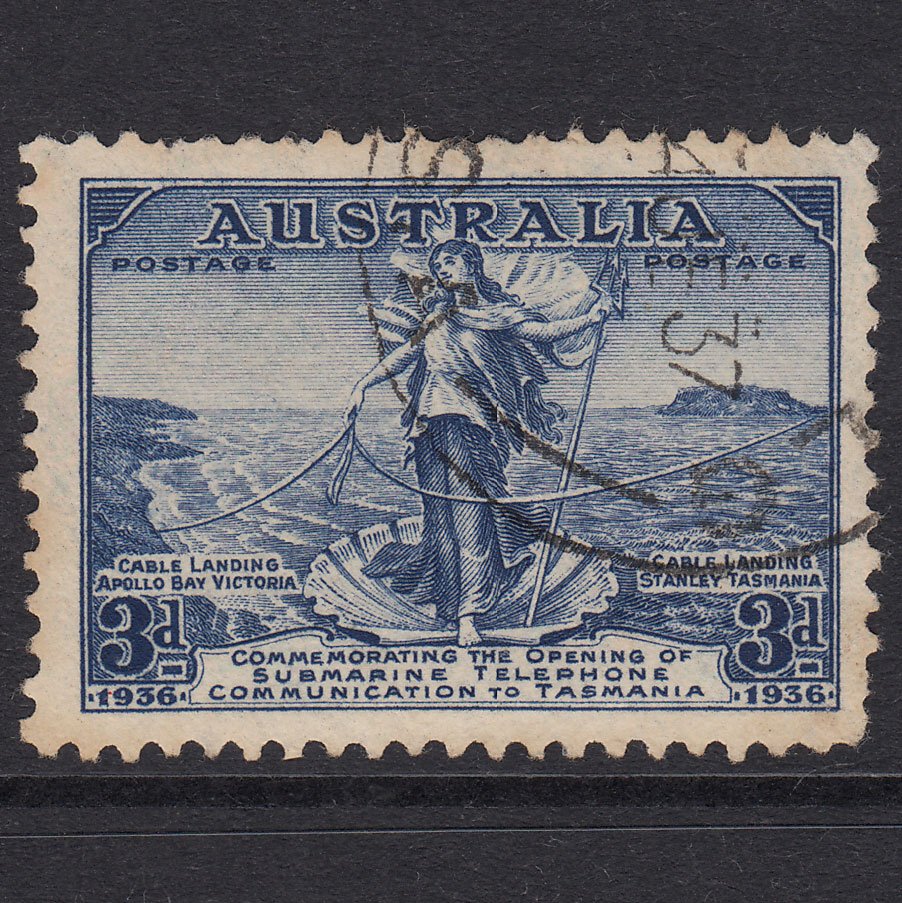 AUSTRALIA 1935 3d Blue King George V on Anzac SG157 GU CDS