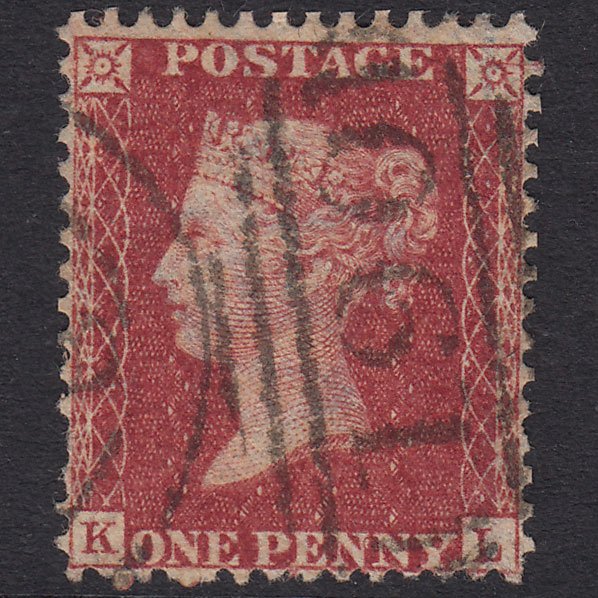 GB QV 1857 1d Plate 59 SG40-C10(1) Constant Variety KL FU Chichester 190