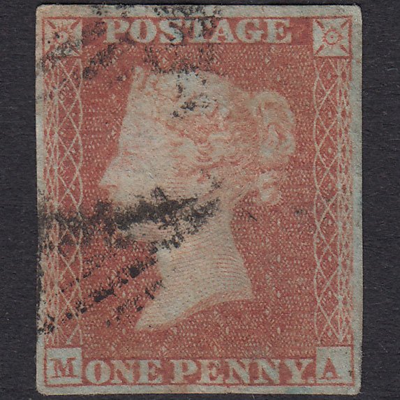 GB QV 1841 1d Red-Brown Plate 89 SG8-B1(1) MA GU