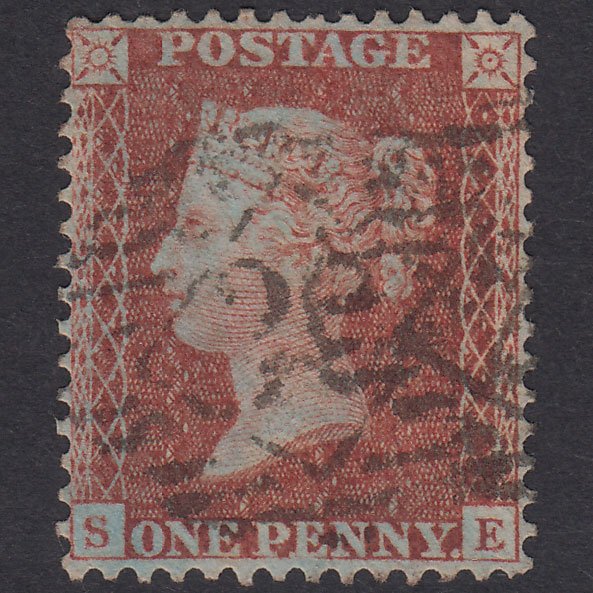 GB QV 1856 1d Plate 32 SG29-C8(1) SE FU London Very Well Centred