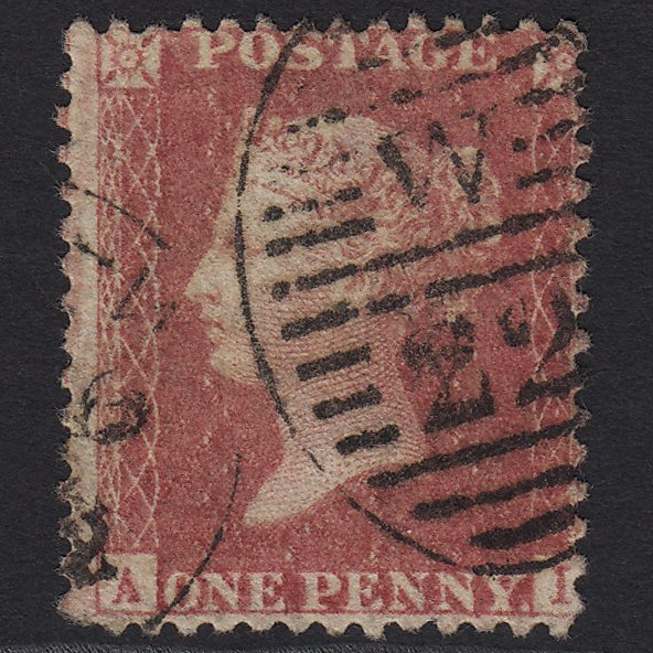 GB QV 1857 1d (Plate 47) SG40-C10(1) AI FU London D&S W22 Missing Imprimatur