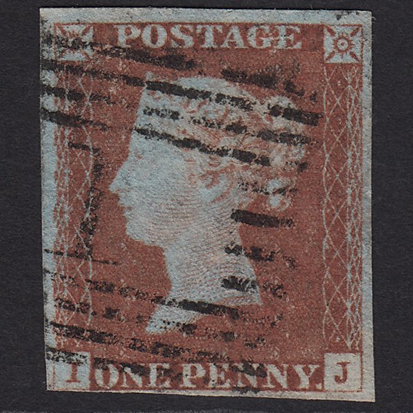 GB QV 1841 1d Red-brown (Plate 86) SG8-B1(1) IJ GU Aberdeen 1 4M Imperf