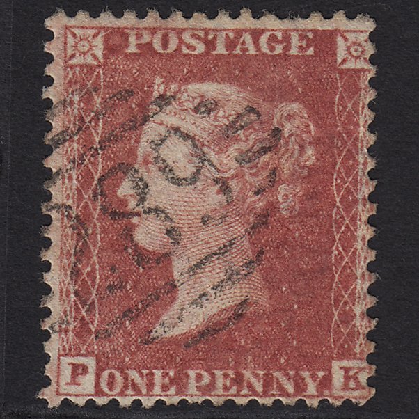 GB QV 1857 1d Rose-red (Plate 60) SG40-C10(1) PK FU Kingstown 289