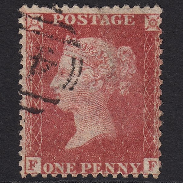 GB QV 1857 1d Rose-red (Plate 44) SG40-C10(1) FF GU Light Cancel